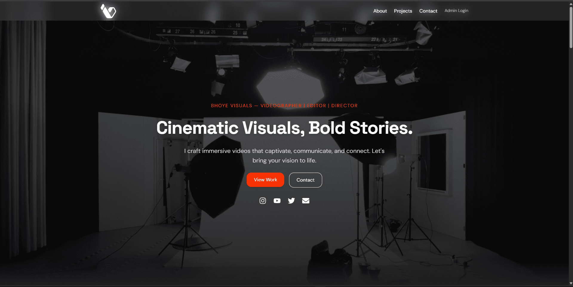 Videographer Portfolio Platform